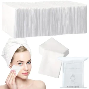 Disposable Beauty Cotton Wipes for Spa Salon Latex Free Multi-purpose Facial Products for Makeup Cleaning