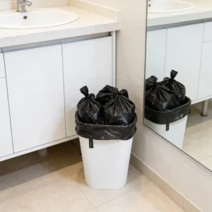 Disposable Biodegradable Customized Capacity Thick Watertight Durable Leak Proof Gravure Printed Garbage Bags for Kitchen Use