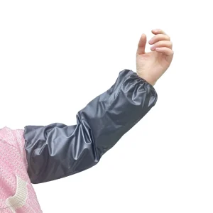Disposable Black PVC Sleeve Cover Arm Oversleeve Waterproof Abrasion Resistant Cleanroom Protection Consumables