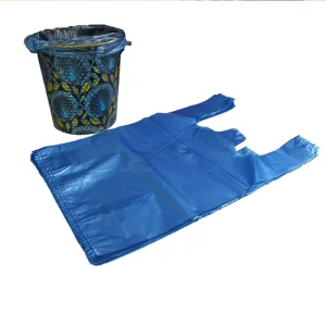Disposable Blue Strong Trash Plastic Garbage Bag for Home