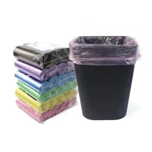 Disposable Clear Black White Red Black Plastic Garbage Trash Bags for Car Home Office Custom Size
