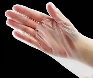 Disposable Clear TPE Gloves 100PCS Food Grade Waterproof Oil Resistant for Kitchen Cleaning