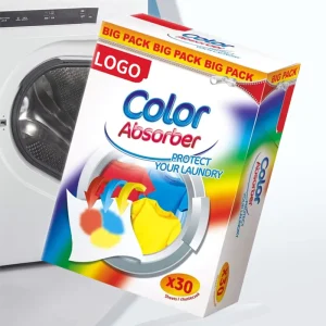 Disposable Color Absorption Sheets 30 Pieces Clothing Cross Color Prevention Dyeing Laundry Sheets Cleaning Products