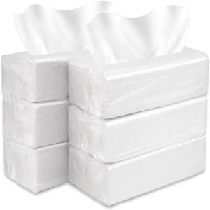Disposable Cotton Biodegradable Quick Dry Large Dry Face Wipes 60 Count Extra Thick Soft Clean Facial Towels for Sensitive Skin