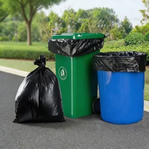 Disposable Custom Eco Friendly Household Garbage Bag Thickened and Reinforced for Kitchen and School