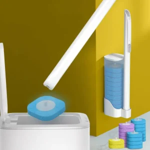 Disposable Eco-Friendly Bathroom Handheld Toilet Cleaning Kit Wall-Mounted