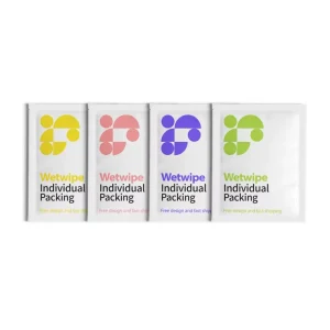 Disposable Eco Friendly Single Piece Wet Wipes Individually Wrapped Portable for Adult Cleaning Care