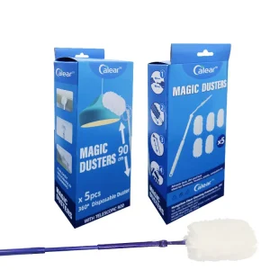 Disposable Electrostatic Duster Kit for Home and Car Dust Cleaner with Microfiber PP Feather Refills for Ceiling Fan