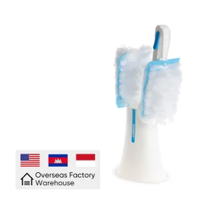 Disposable Electrostatic Duster with Telescopic Long Handle Holder Multifunctional Bendable Head Adjustable PE Duster