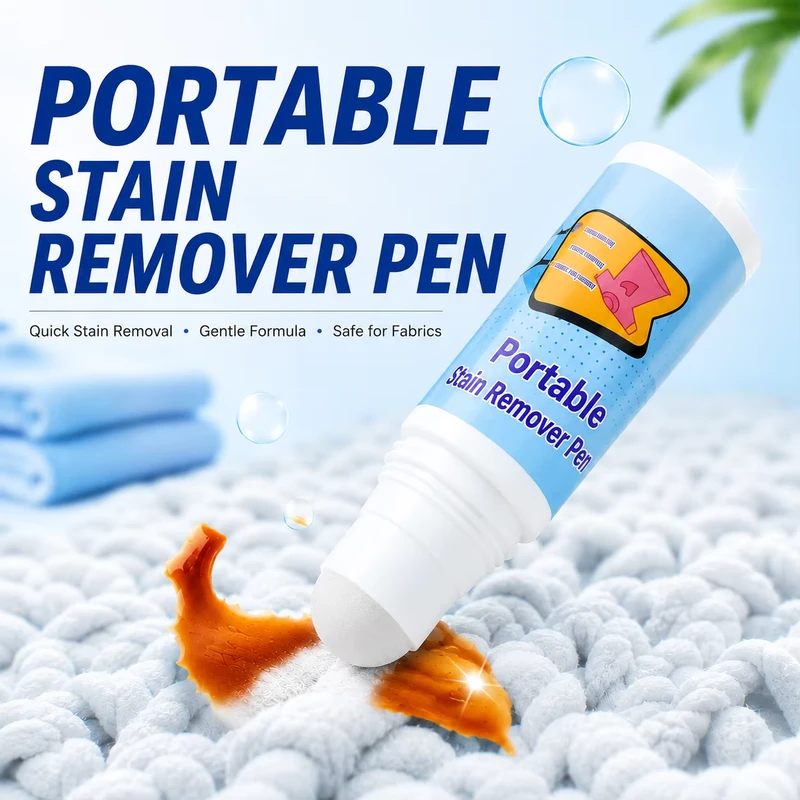 Disposable Emergency Clothes Stain Eraser Pen Eco Friendly Non Toxic Laundry Stain Remover Roller Pen