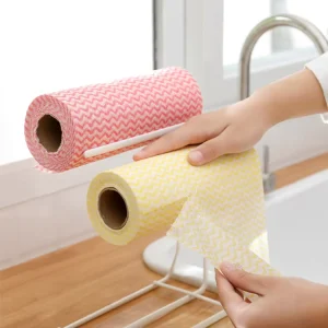 Disposable Environmental Kitchen Cleaning Rags Nonwoven Fabric Washable Household Cleaning Cloth