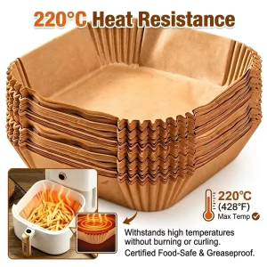 Disposable Food Grade Non-Stick Paper Liner for Air Fryers