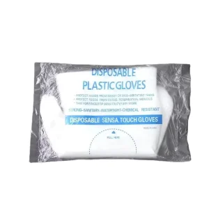 Disposable Food Grade PE Gloves Transparent Plastic Gloves for BBQ Seafood Catering and Household Use