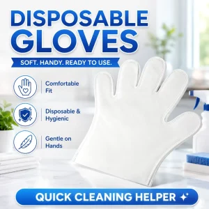 Disposable Household Cleaning Hand Wipes Gloves Nonwoven Dust Mittens for Furniture Car Interior and Pet Hair Removal
