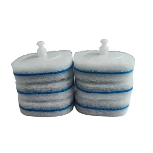 Disposable Household Cleaning Tool Double Thickened Fiber Deep Cleansing Toilet Brush Head Convenient Sponge Scouring Pad