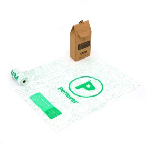 Disposable Leak Proof Odor Control Gravure Printed Biodegradable PLA Eco Friendly Poop Waste Trash Bags for Dogs