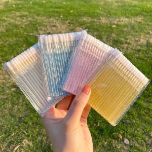 Disposable Lip Gloss Applicator Wands Plastic Lip Brush Gloss Lipstick Cleaners Makeup Tool Cleaning for Lip Scrub