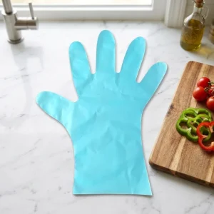 Disposable Medium TPE Eco Friendly Heat Resistant Food Contact Grade Kitchen Cleaning Gloves Hanging Hole for Dishwashing Soft