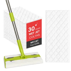 Disposable Mop Cloth Pads Compatible with for Mops Including for WetJet Mop Head Refills