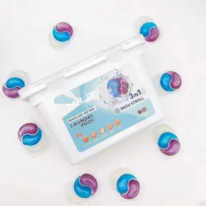 Disposable Nature Scent Laundry Detergent Pods Capsules Beads Detergent Soap for Apparel Washing