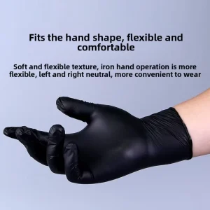 Disposable Nitrile Gloves High Elastic Durable Food Baking Household Cleaning Daily Protection Teeth Multipurpose