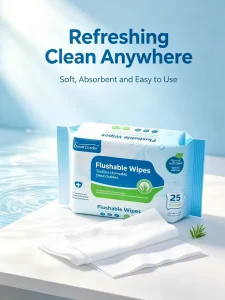 Disposable Non Woven Extra Soft 20cmX15cm Household Cleaning Wipes