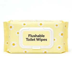 Disposable Non Woven Flushable Wipes for Daily Household Cleaning Female Private Parts Care and Sensitive Muscle Groups