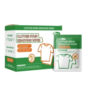 Disposable Non-Woven Stain Remover Wipes for Clothes Cleaning