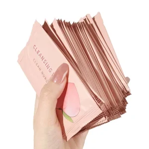 Disposable Non woven Facial Makeup Remover Wipes Cleaning Nursing Wet Wipe