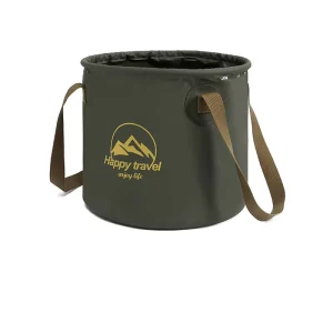 Disposable Outdoor Portable Travel Camping Folding Storage Bucket with 20L 10L Capacity for Barbecue and Hydration