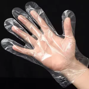 Disposable PE Gloves Medium Individual Packed Food Grade Soft Eco Friendly Waterproof Household Gloves for Food Restaurant