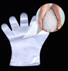 Disposable PE Gloves Soft Food Grade Waterproof Kitchen Household Gloves Individually Packed Home Use Non Slip