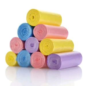 Disposable PE T-shirt Garbage Bags Durable Plastic Trash Bags for Household & Office