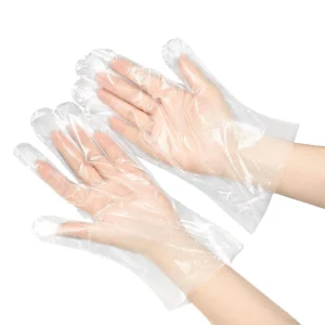 Disposable Pe Glove Plastic Household Glove Customized 100pcs Box Glove for Kitchen Food