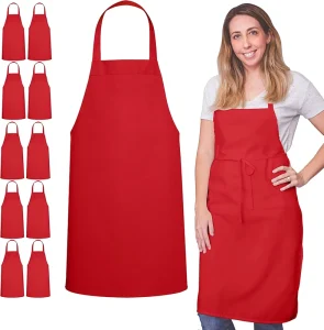 Disposable Plain Aprons for Adults Kids Long Tie Unisex Aprons for Cooking BBQ DIY Painting Crafting