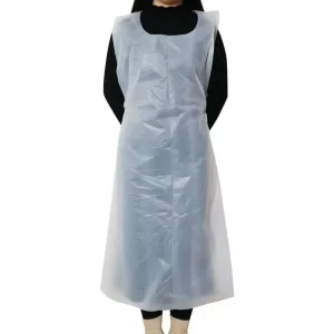 Disposable Plastic Apron for Painting Party Cooking Housework Picnic BBQ Etc