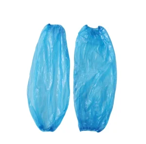 Disposable Plastic Arm Sleeve Cover Blue PE Oversleeve