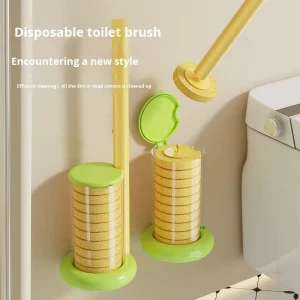 Disposable Plastic Toilet Brush Set Zhejiang Origin No Dead Corners Sterile Household Replaceable Cleaning Brush Head