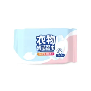 Disposable Portable Wipes For Cleaning Clothes Including 12 Wipes Per Pack Suitable For Removing Stains From Clothes And Oil