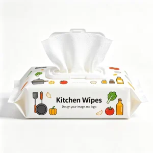 Disposable Powerful Oil Removal Kitchen Cleaning Wet Wipes Flushable Floor Wipes for Stain Removing Disposable Cleaning Wet Wipe