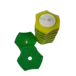 Disposable Scouring Pad Sponge for Toilet Bowl Cleaning and Decontamination
