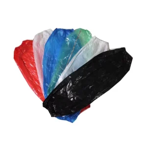 Disposable Sleeves PPE Disposable Plastic Sleeves Protectors PE Oversleeve Waterproof Cuff Arm Sleeve Protectors Covers