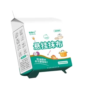 Disposable Super Absorbent Paper Cleaning Cloth Square Dishcloth for Kitchen Bathroom and Pot Scrubbing for Daily Wiping