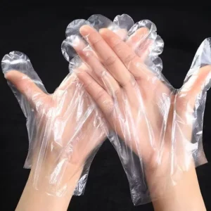 Disposable TPE HDPE Household Gloves Heat Resistant Smooth Texture Waterproof Eco Friendly Medium Thickness for Hygiene Services