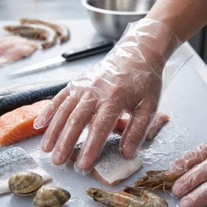 Disposable TPE PE Food Grade Kitchen Dishwashing Cleaning Household Waterproof Eco-Friendly Medium Thickness Gloves