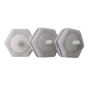 Disposable Toilet Brush Refill Heads Built In Cleaning Liquid Deep Scrub Action Removes Stubborn Stains Effectively