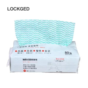Disposable Washable Nonwoven Household Cleaning Cloths Kitchen Towel for Dish and Kitchen Wipe