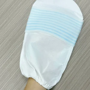 Disposable Washcloth Ph Neutral Soap Washing Gloves with Elastic Band