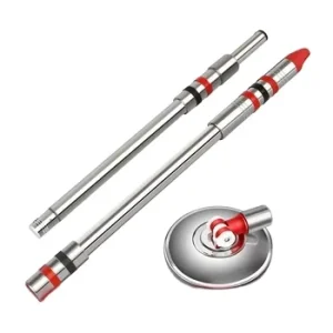 Double Drive Explosion proof Stainless Steel Water Mop with Thick Hydraulic Extension Rod Foldable Handle