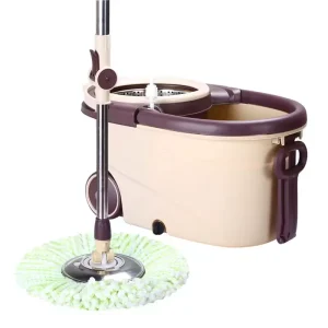 Double Round Floor Clean Water Magic Spinning Mops and Bucket Set 360 Degree Rotating Spin Mop With Bucket